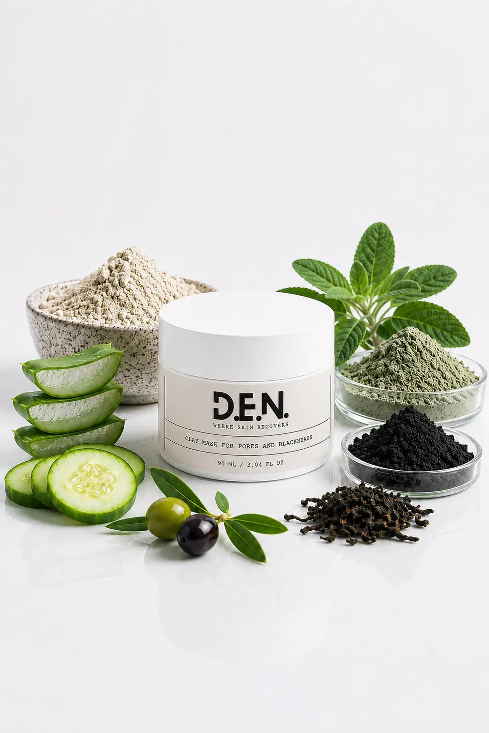 D.E.N. Clay Mask for Pores and Blackheads