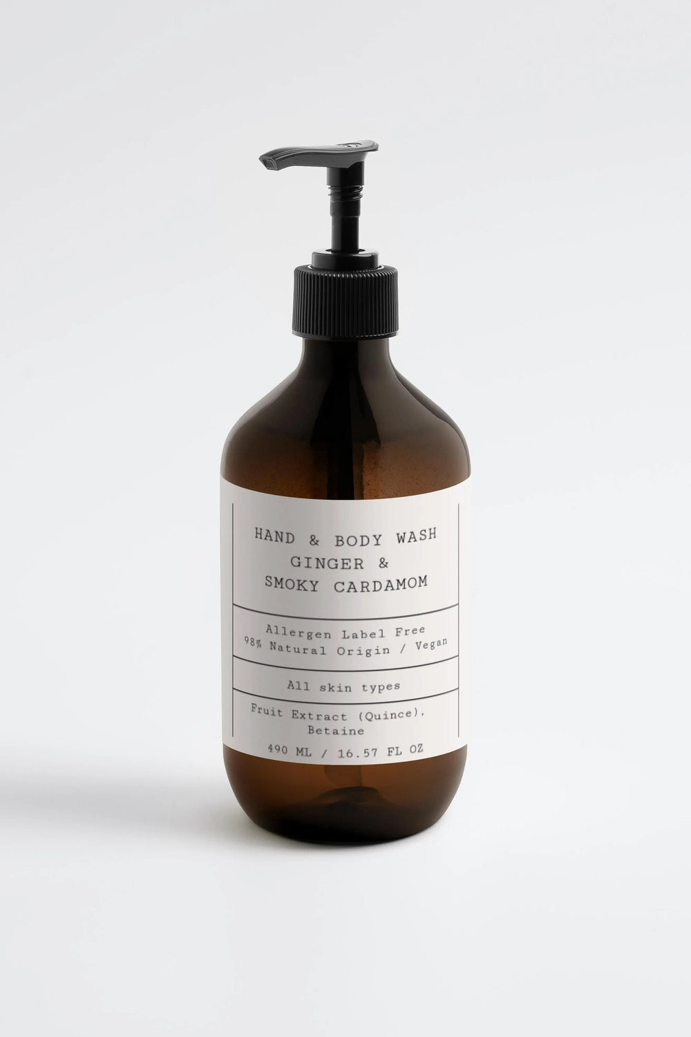 D.E.N. Hand & Body Wash, Ginger & Smoky Cardamom