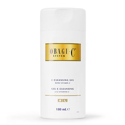 Obagi-C System C-Cleansing Gel, 180ml white bottle with gold label